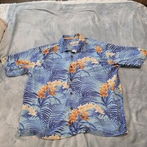 Tommy Bahama Tropical Washable Silk Men's Shirt, Size L (1028)